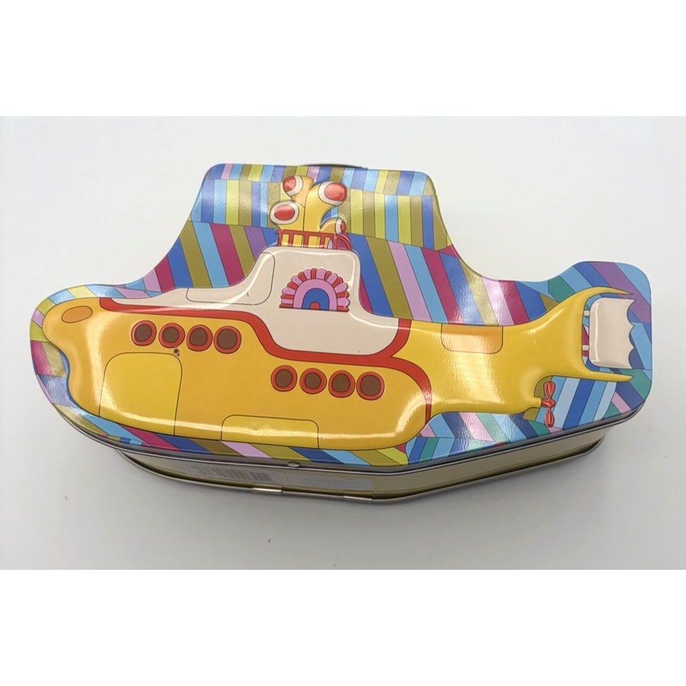 The Beatles Yellow Submarine Embossed Tin Tote Lunchbox - Vandor 2011 Retro